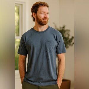 BDG Urban Outfitters Men's Navy Pocket Short Sleeve Tee NWT S #1908